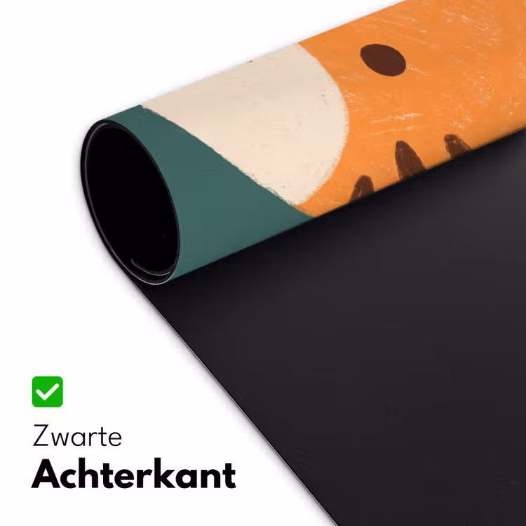 Bureau onderlegger - Dieren - Kop - Oranje - Illustratie - Modern — 5