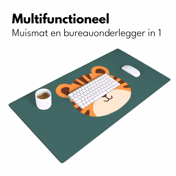 Bureau onderlegger - Dieren - Kop - Oranje - Illustratie - Modern — 7