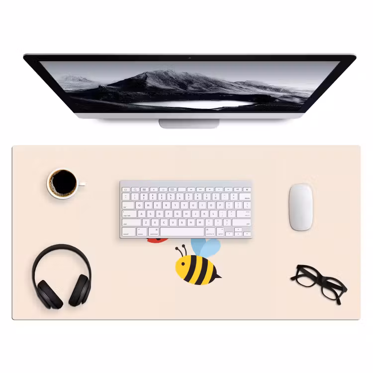 Bureau onderlegger - Insect - Blad - Natuur - Speels - Illustratie — 4