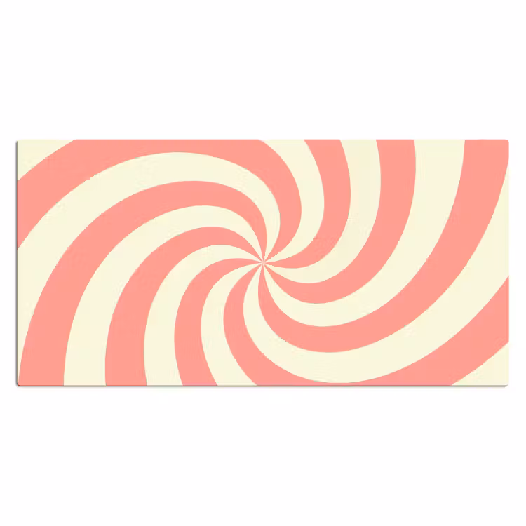 Bureau onderlegger - Spiraal - Patroon - Abstract - Roze - Beige — 2