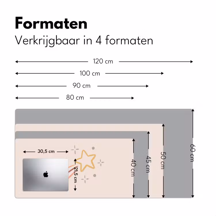 Bureau onderlegger - Ster - Vallend - Illustratie - Pastel — 8