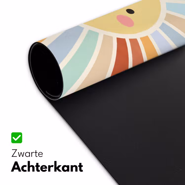 Bureau onderlegger - Zon - Stralen - Vrolijk - Kleurrijk - Abstract — 5