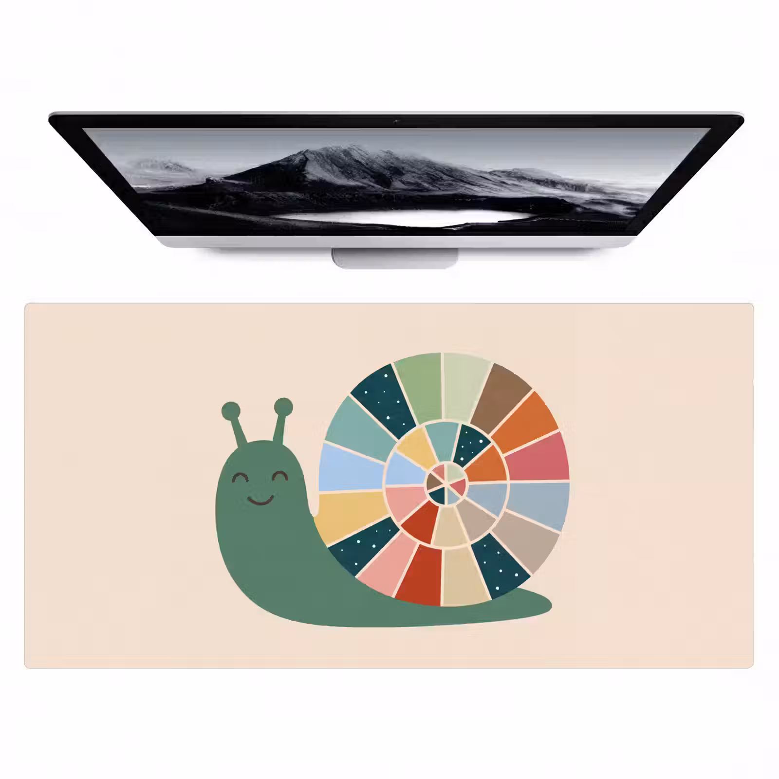 Bureau onderlegger - Dieren - Slak - Kleurrijk - Illustratie — 1