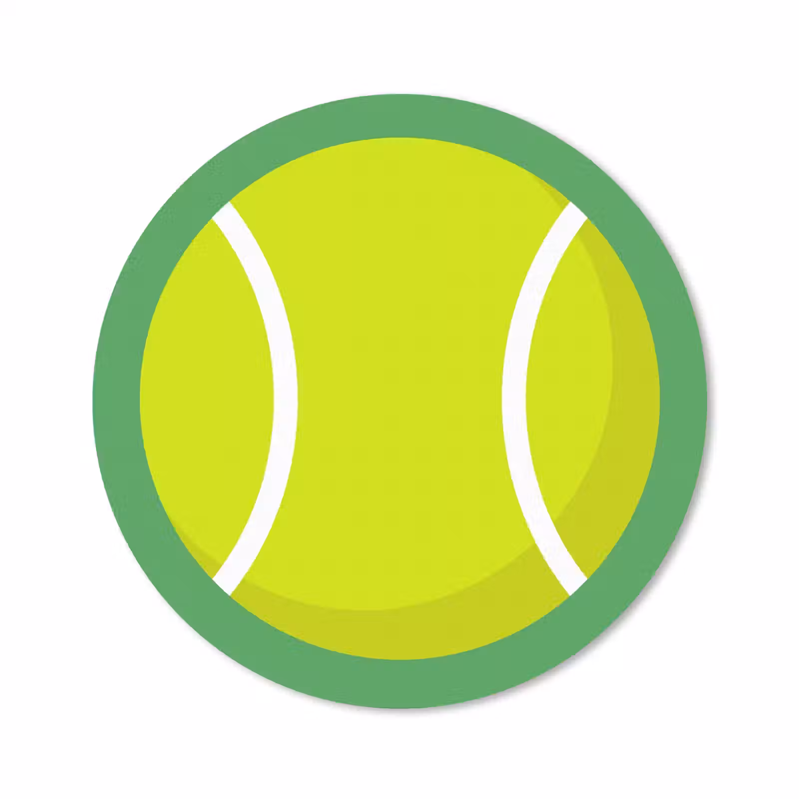 Muismat - Bal - Geel - Sport - Groen - Illustratie — 1