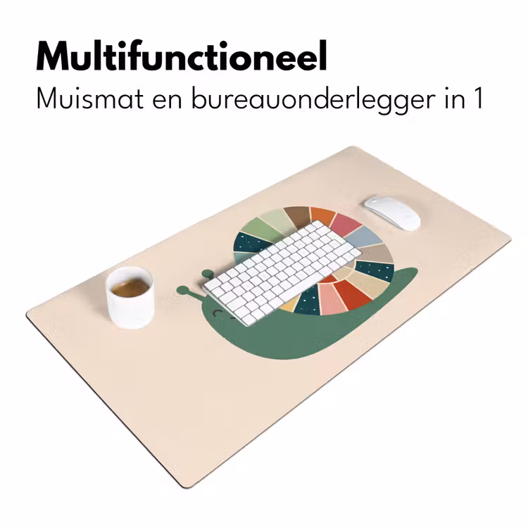 Bureau onderlegger - Dieren - Slak - Kleurrijk - Illustratie — 7
