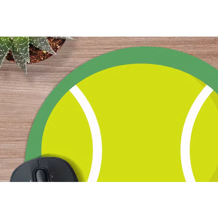 Muismat - Bal - Geel - Sport - Groen - Illustratie — 4