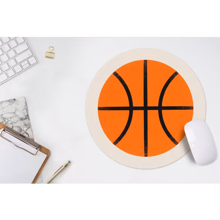 Muismat - Basketbal - Bal - Sport - Illustratie - Oranje — 2