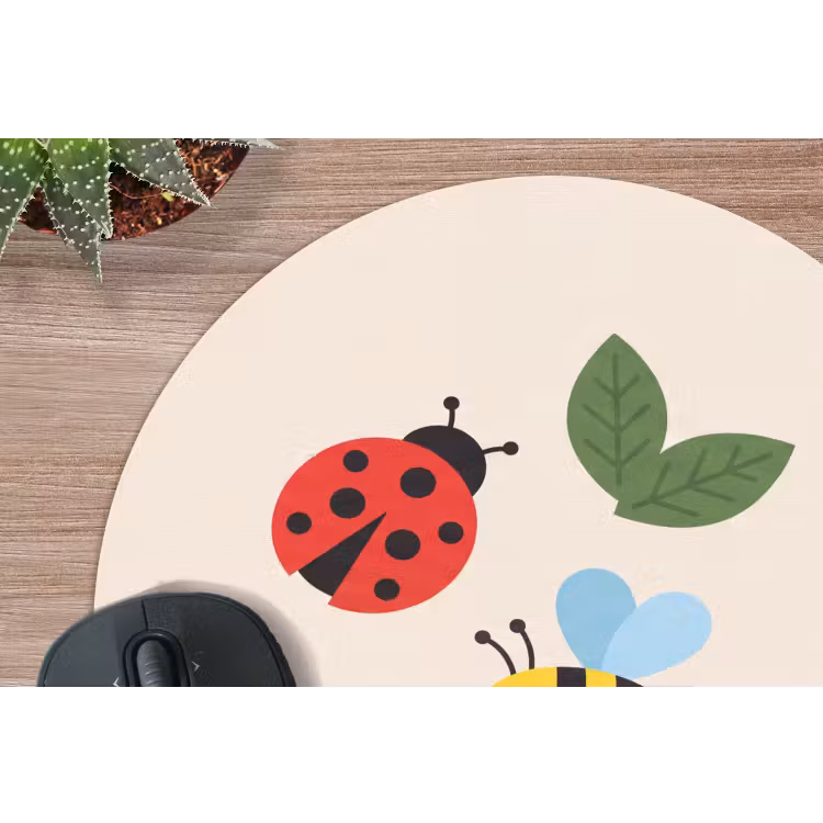 Muismat - Insect - Blad - Natuur - Speels - Illustratie — 4