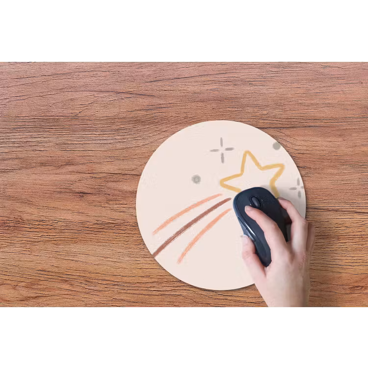 Muismat - Ster - Vallend - Illustratie - Pastel — 3