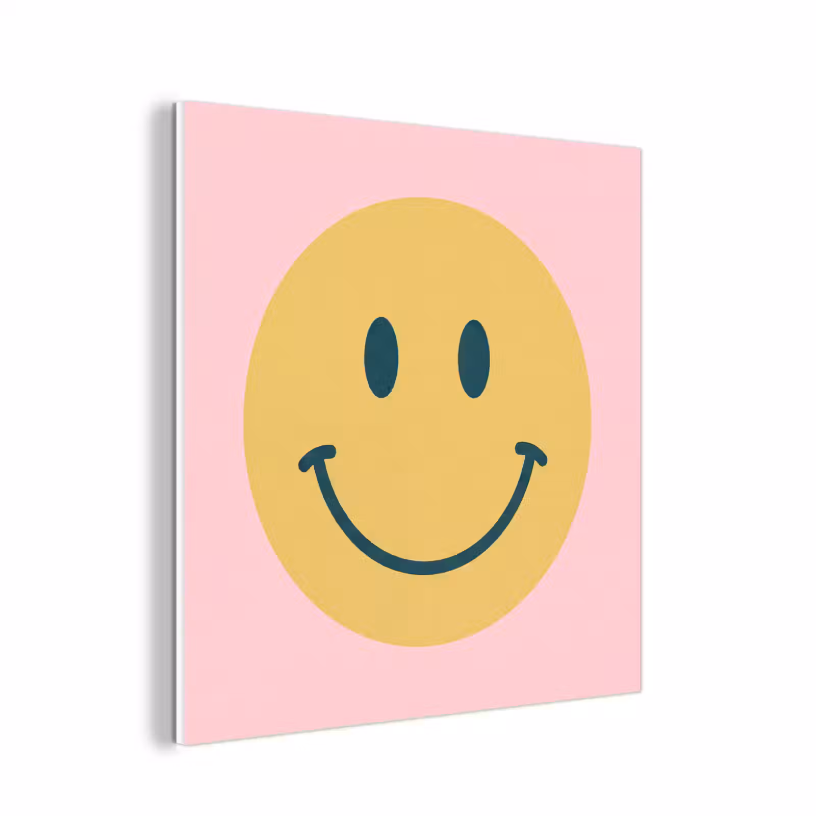 Forex - Smiley - Geel - Roze - Symbool - Minimalistisch — 1