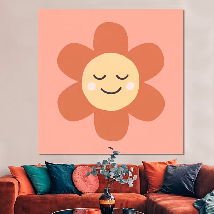 Forex - Bloemen - Tekenfilm - Kind - Roze — 3