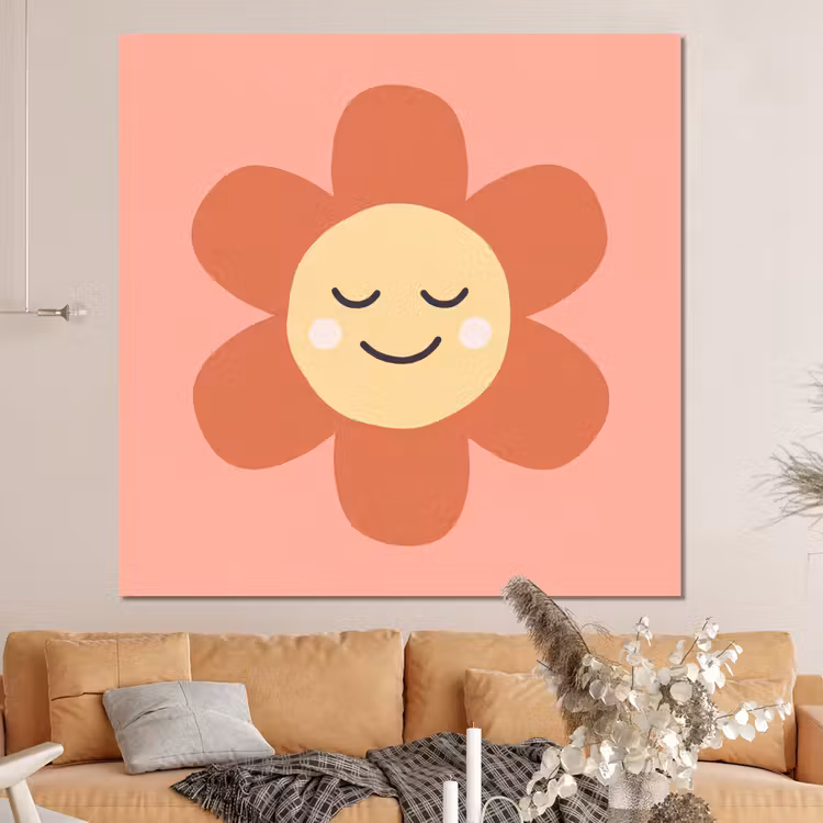Forex - Bloemen - Tekenfilm - Kind - Roze — 4