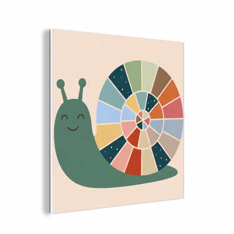 Forex - Dieren - Slak - Kleurrijk - Illustratie — 1