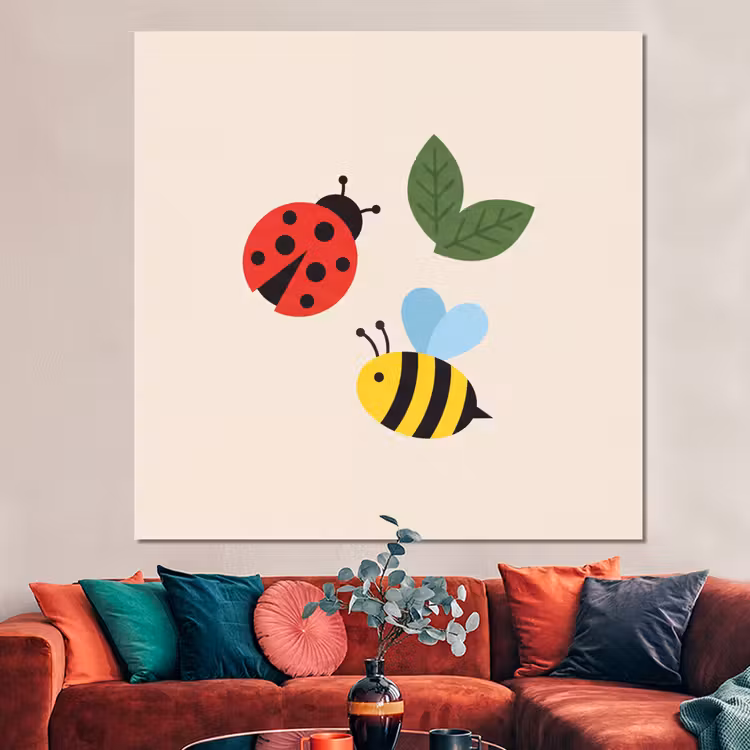 Forex - Insect - Blad - Natuur - Speels - Illustratie — 3