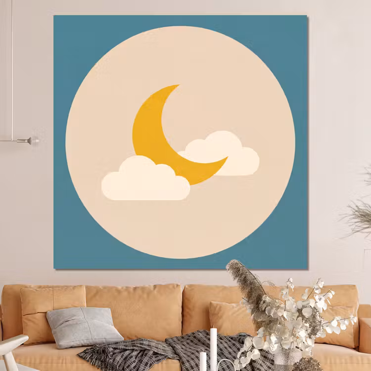 Forex - Maan - Wolken - Natuur - Abstract - Geel — 4
