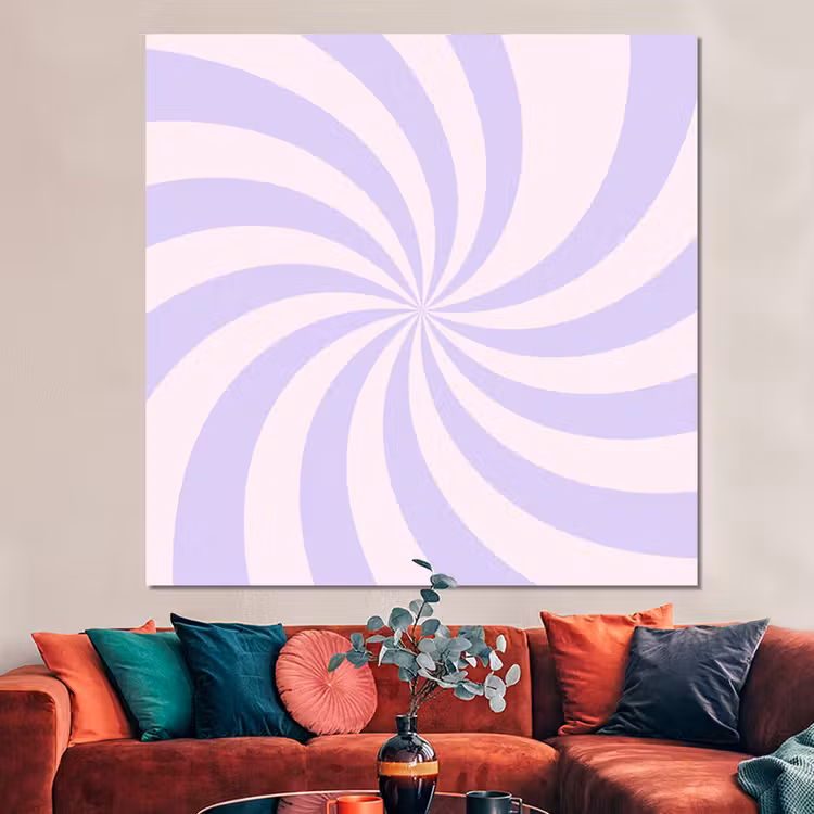 Forex - Patroon - Spiraal - Abstract - Modern - Paars-Roze — 3
