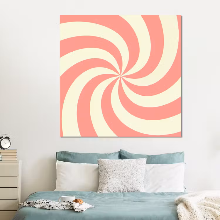 Forex - Spiraal - Patroon - Abstract - Roze - Beige — 2