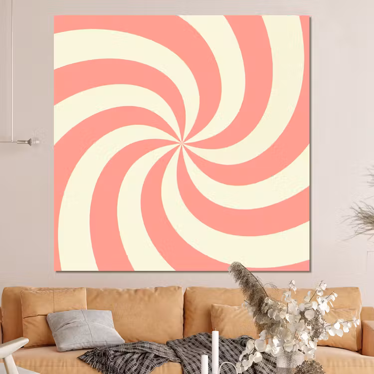 Forex - Spiraal - Patroon - Abstract - Roze - Beige — 4
