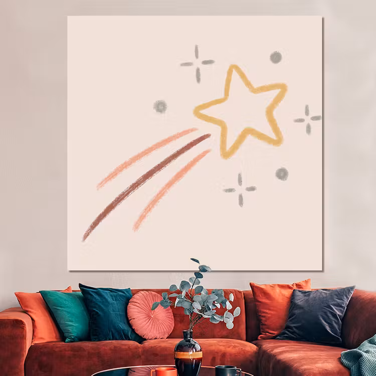 Forex - Ster - Vallend - Illustratie - Pastel — 3
