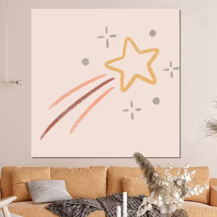 Forex - Ster - Vallend - Illustratie - Pastel — 4