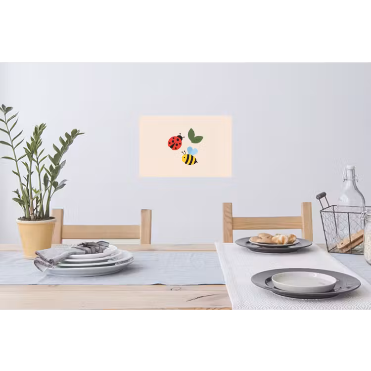 Muursticker - Insect - Blad - Natuur - Speels - Illustratie — 3