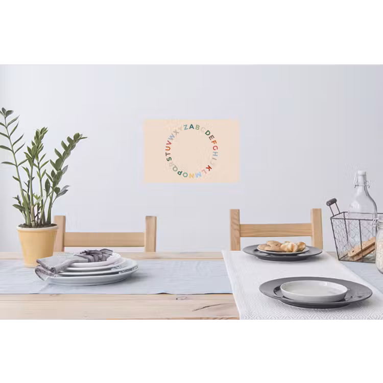 Muursticker - Alfabet - Cirkel - Educatie - Speels - Kleurrijk — 3