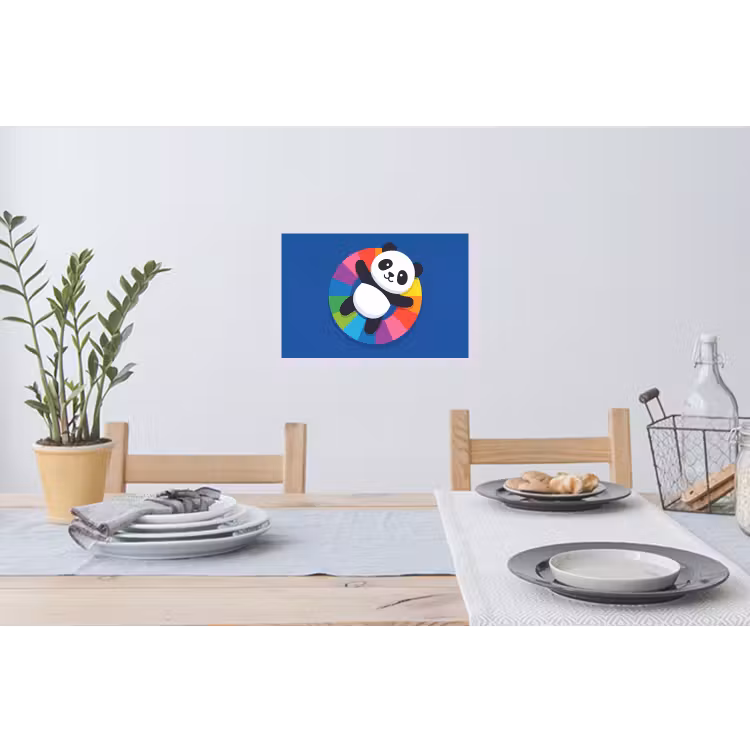 Muursticker - Dieren - Cartoon - Kleurrijk - Modern - Speels — 3