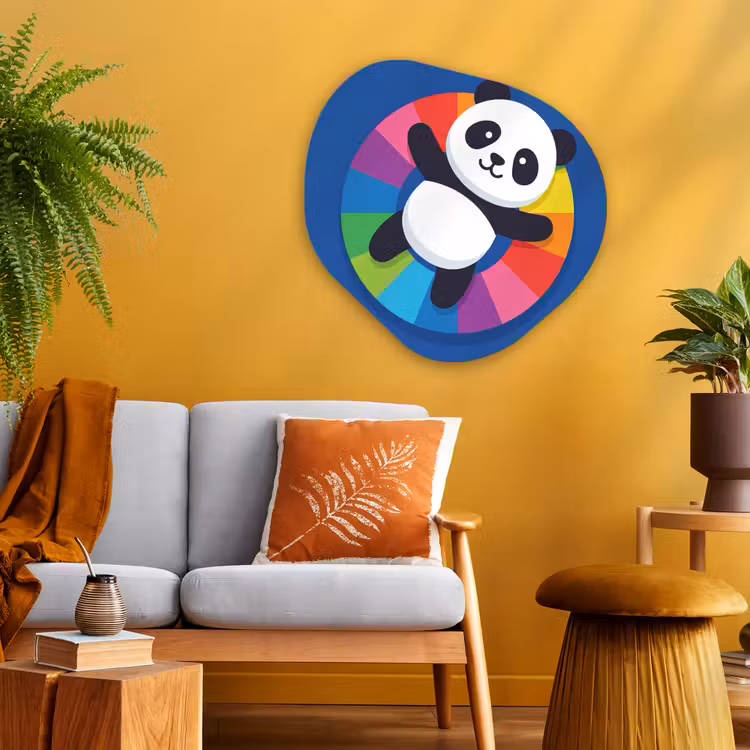 Organische schilderij - Aluminium - Dieren - Cartoon - Kleurrijk - Modern - Speels — 3