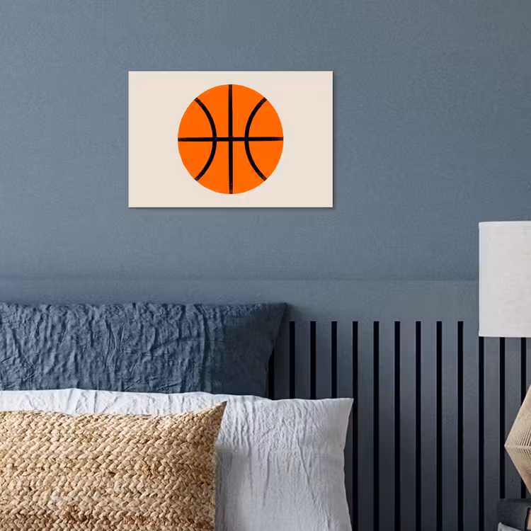 Poster - Basketbal - Bal - Sport - Illustratie - Oranje — 3