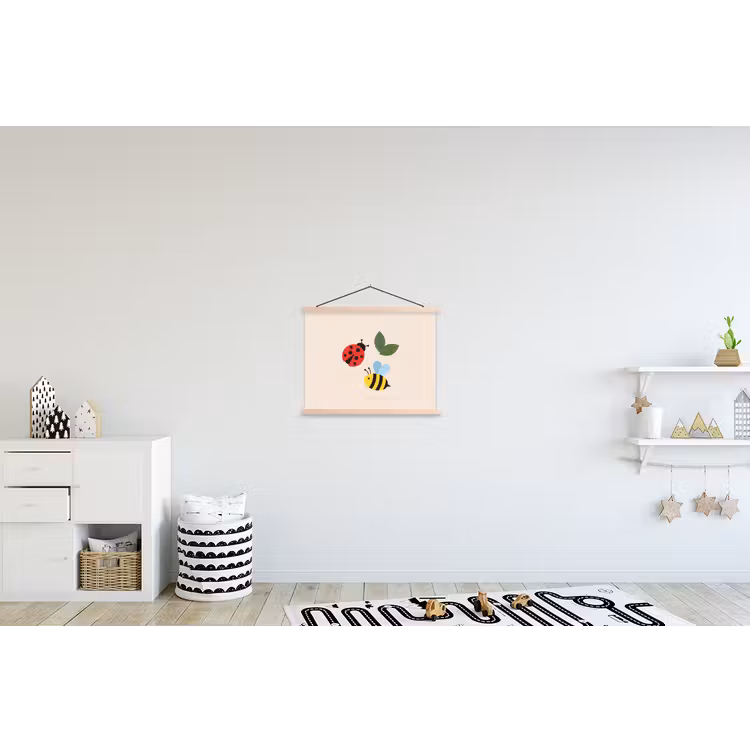 Schoolplaat - Insect - Blad - Natuur - Speels - Illustratie — 3