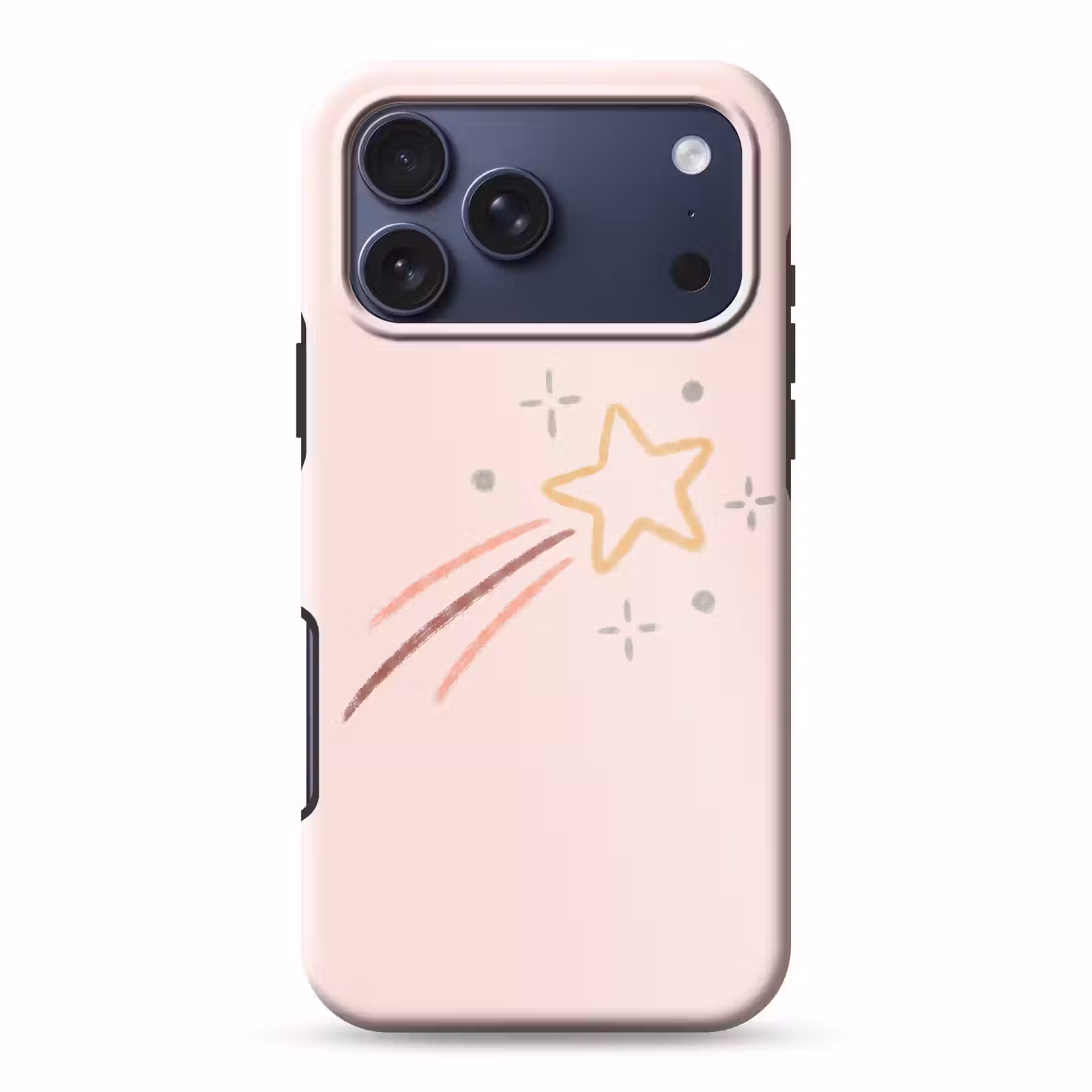 Telefoonhoesje Toughcase - Ster - Vallend - Illustratie - Pastel — 1