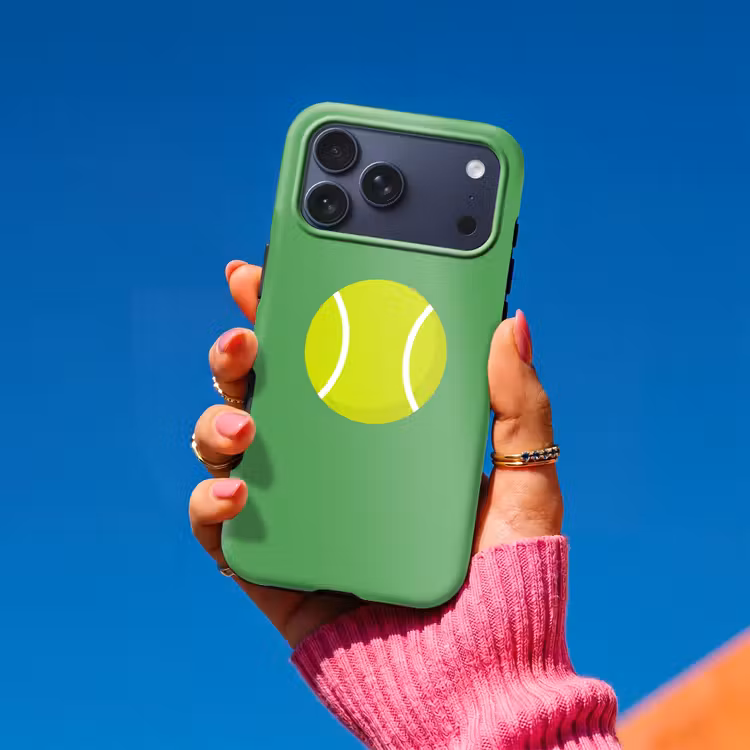 Telefoonhoesje Toughcase - Bal - Geel - Sport - Groen - Illustratie — 2