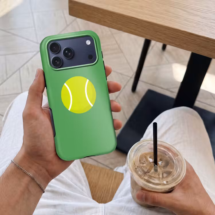 Telefoonhoesje Toughcase - Bal - Geel - Sport - Groen - Illustratie — 4