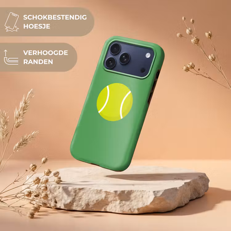 Telefoonhoesje Toughcase - Bal - Geel - Sport - Groen - Illustratie — 5
