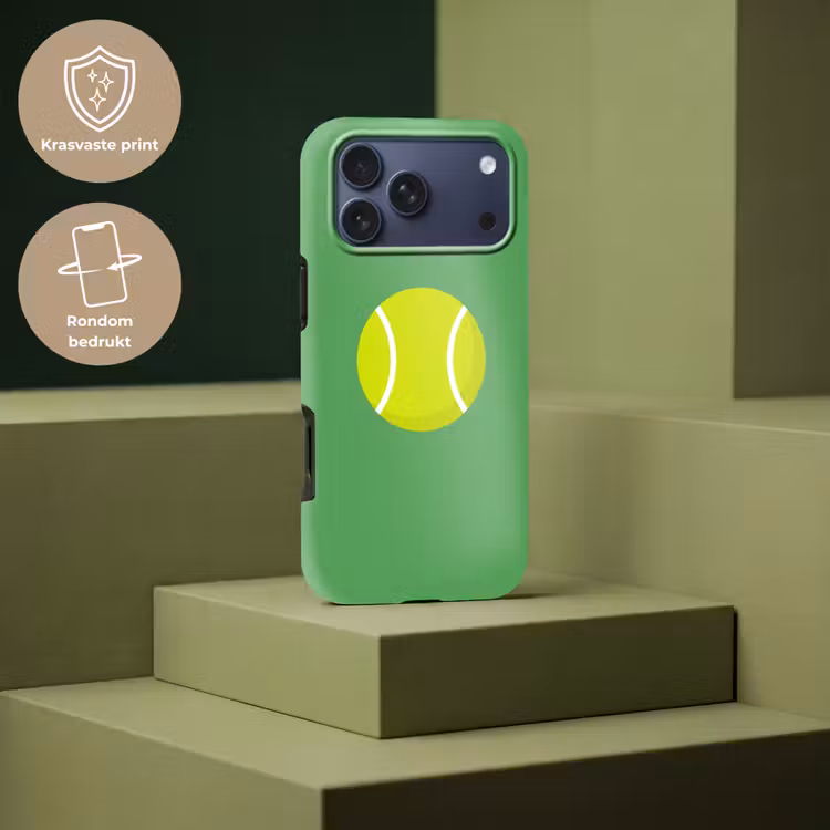Telefoonhoesje Toughcase - Bal - Geel - Sport - Groen - Illustratie — 7