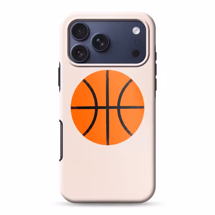Telefoonhoesje Toughcase - Basketbal - Bal - Sport - Illustratie - Oranje — 1