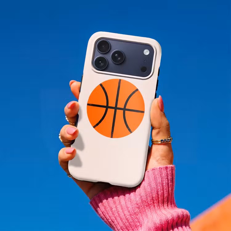 Telefoonhoesje Toughcase - Basketbal - Bal - Sport - Illustratie - Oranje — 2