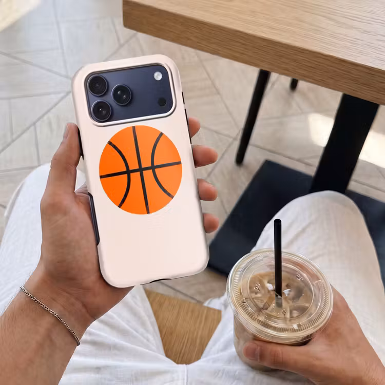 Telefoonhoesje Toughcase - Basketbal - Bal - Sport - Illustratie - Oranje — 4