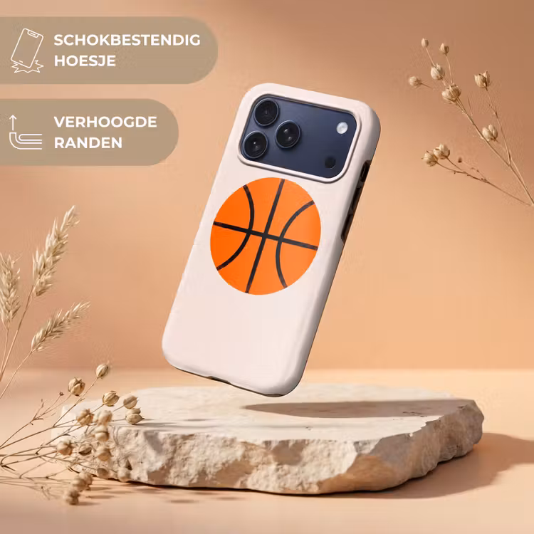 Telefoonhoesje Toughcase - Basketbal - Bal - Sport - Illustratie - Oranje — 5