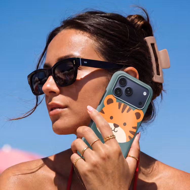 Telefoonhoesje Toughcase - Dieren - Kop - Oranje - Illustratie - Modern — 6