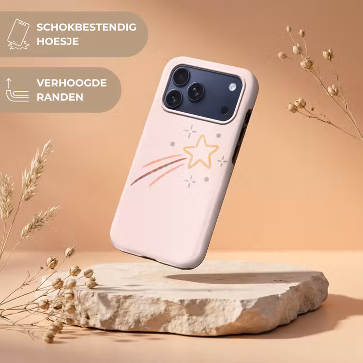 Telefoonhoesje Toughcase - Ster - Vallend - Illustratie - Pastel — 5