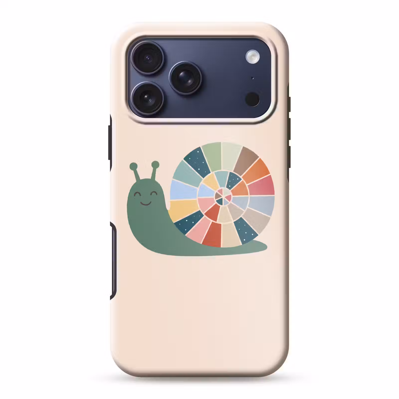 Telefoonhoesje Toughcase - Dieren - Slak - Kleurrijk - Illustratie — 1