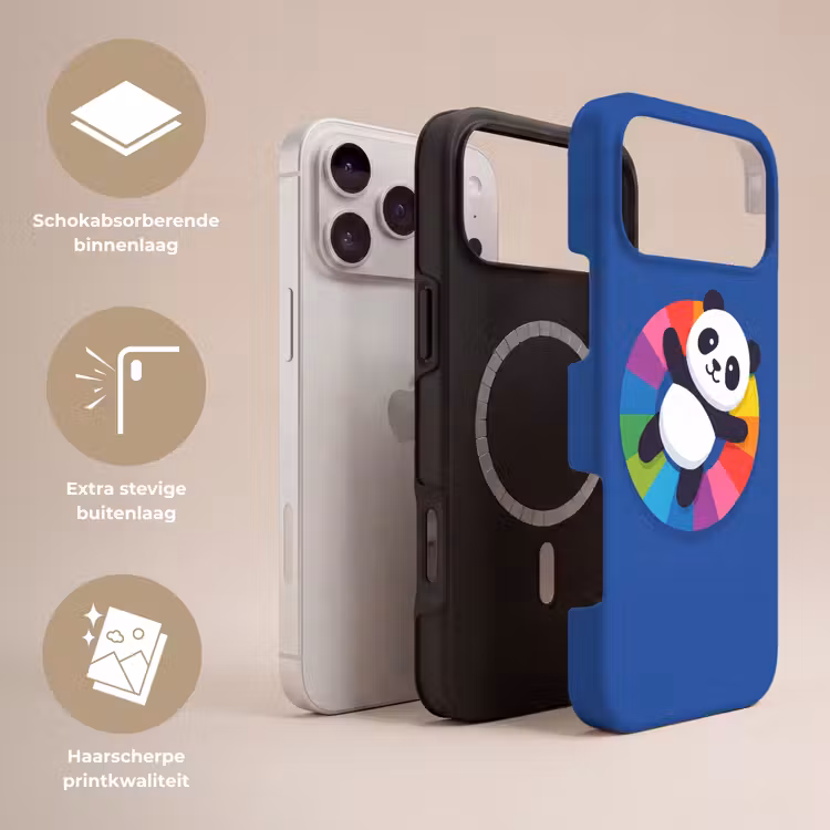 Telefoonhoesje Toughcase - Dieren - Cartoon - Kleurrijk - Modern - Speels — 3
