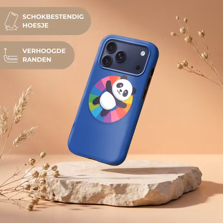 Telefoonhoesje Toughcase - Dieren - Cartoon - Kleurrijk - Modern - Speels — 5