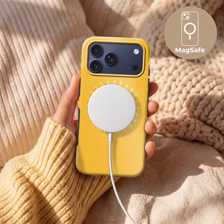 Telefoonhoesje Toughcase - Zon - Gezicht - Zomer - Illustratie - Geel — 8