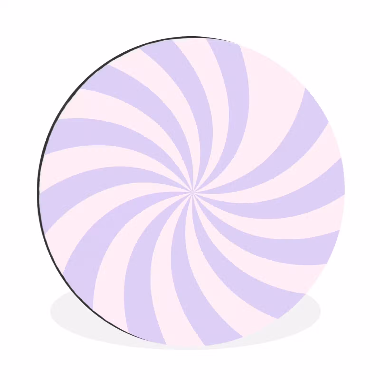 Patroon - Spiraal - Abstract - Modern - Paars-Roze — 1