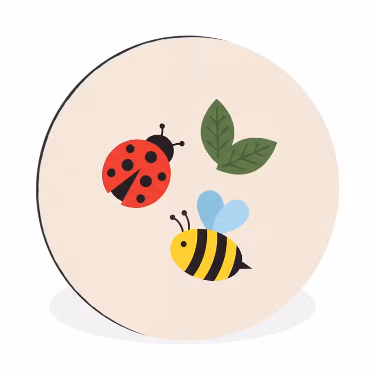 Insect - Blad - Natuur - Speels - Illustratie — 1