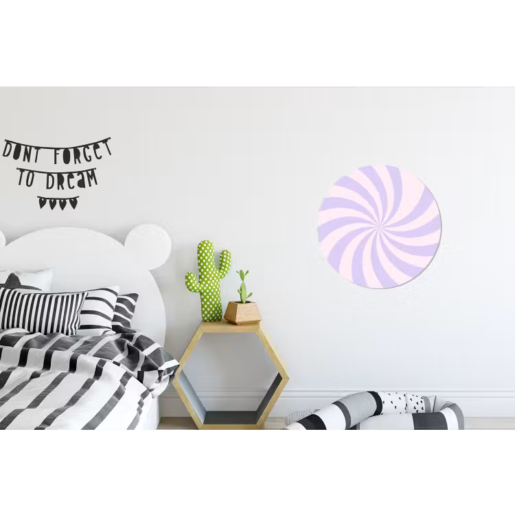 Patroon - Spiraal - Abstract - Modern - Paars-Roze — 5