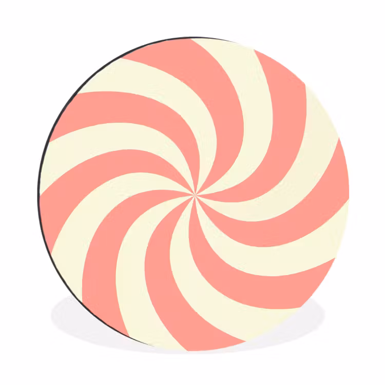 Spiraal - Patroon - Abstract - Roze - Beige — 1