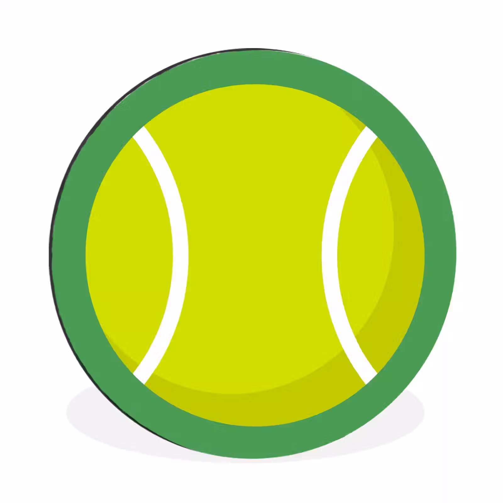 Bal - Geel - Sport - Groen - Illustratie — 1